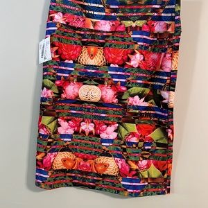 LuLaRoe Cassie skirt Sz 2XL floral print new